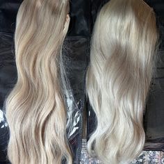 24” Original Cool Blonde With Highlights 20” Layered Platinum Toned With Purple Shampoo Blonde With Highlights, Halo Hair, Cool Blonde, Purple Shampoo, Blonde Highlights, Color Purple, Wig Hairstyles, Womens Hairstyles, Halo