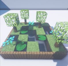 Minecraft Garden, Cool Minecraft Creations, Cute Minecraft Houses, Minecraft Furniture, Minecraft Wallpaper