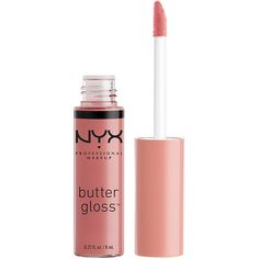 NYX Professional Makeup Butter Gloss | Ulta Beauty Raspberry Pavlova, Butter Lip Gloss, Strawberry Parfait, Nyx Butter, Butter Gloss, Long Lasting Lip Gloss, Braut Make-up, Estee Lauder Double Wear, Smooth Lips