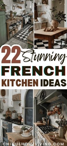 22 Stunning French Country Kitchen Design Ideas 47 22 Stunning French Country Kitchen Design Ideas French Kitchen Ideas, Modern French Kitchen, French Bistro Kitchen, French Kitchen Design, French Cottage Kitchen, Kitchen Styles French, French Provincial Kitchen, French Style Kitchen, French Kitchens