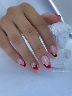 Mickey Nails, Hard Gel Nails, Heart Nail Designs, Golden Nails, Glamour Nails, Nail Art Wedding, Bridal Nails, Fire Nails