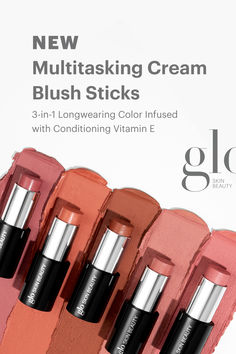 Achieve a flawless flush that lasts ALL DAY! Say hello to Glo’s NEW Cream Blush Sticks! These skincare-infused Cream Blush Sticks are the perfect 3-in-1 product for LONGWEARING, MELT-PROOF color on cheeks, lips, and eyes! 🩷

💧Formulated with conditioning Vitamin E
☀️Melt-proof, longwearing color 
😍3 products in 1! Apply to cheeks, lips, AND eyes
👏Smooth, blendable formula
💗5 versatile shades Fun Hair Styles, Cream Blush Stick, Hair Styles To Try, Blush Stick, True Autumn, Paid Ads, Fun Hair, Cream Blush, Most Wanted