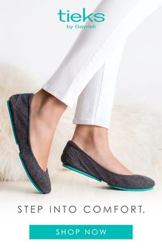 Tieks are made to stretch and mold to your foot for the perfect fit, and the back is cushioned rather than elasticized to ensure they're never too tight on your heel. The insoles feature advanced foam cushioning for all day comfort and long-term wear. | Tieks Ballet Flats Cute Shoes Flats, Bobbies Shoes, Tieks Shoes, Dress Design Drawing, Ankle Strap Heels, Stitch Fix Style, Ankle Straps, Stylish Shoes