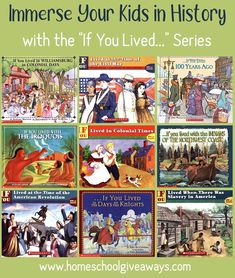 Immerse Your Kids in History with the "If You Lived"... Series Wholesome Books, History Homeschool, Homeschool Education, School Learning, Homeschool Inspiration, Living Books