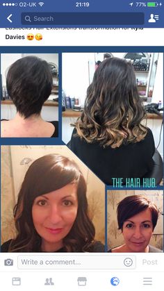 Hair extensions for pixie by Luke Caira Hair Hub Herne Bay#Easilocks Haircolor Ideas, Mega Hair, Hair Makeup, Hair Color