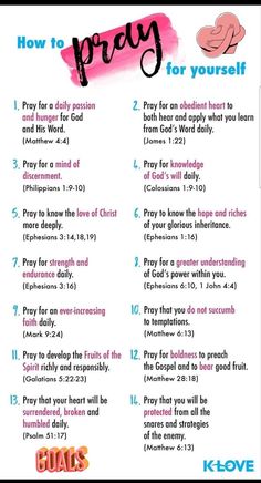 a poster with the words pray for yourself written in pink and black on white paper