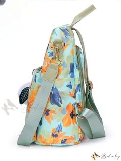 Bird in Bag - Pattern Travel Backpack, High Capacity Student Bag with Multiple Anti-Theft Pockets Casual Anti-theft Shoulder Bag For Travel, Casual Anti-theft Bag For Daily Use, Multifunctional Anti-theft Bag For Daily Use, Green Casual Bags With Anti-theft Pocket, Casual Anti-theft Softback Bags, Green Bag With Anti-theft Pocket For Daily Use, Anti-theft Multifunctional School Bag, Multifunctional Anti-theft School Bag, Green Shoulder Bag With Anti-theft Pocket For Travel