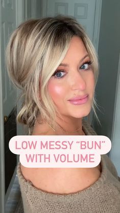 Low Messy Buns