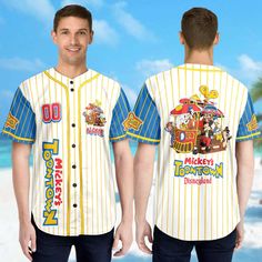 Introducing our exclusive Custom Mickey’s Toontown Baseball Jersey, perfect for the ultimate Disney fan! Join Mickey and his friends as Magic Kingdom Shirt, Mickey Love, Cowboy Gifts, Hawaiian Shirt Women, Personalized Jersey, Team Shirt, Disney Fan, Family Trip, Team Shirts