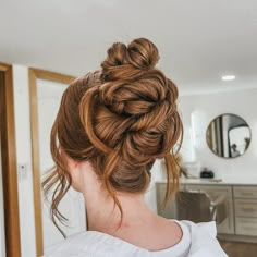 One of our favorite trends this year has been the @kimkardashian inspired twisted updo 🖤 whether your hair is shorter or long, it can be customized for you! . #columbusbridalhair #columbusbride #columbusesthetician #columbuswedding Cute Hairdos, Crown Of Glory, Girls Hair Styles, Bold Makeup Looks, Twisted Updo, God's Glory