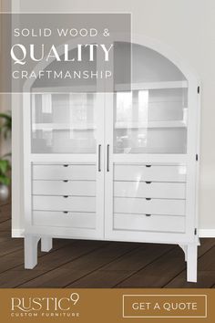 Handmade Hardwood Pantry Cabinets by Rustic 9 Dining Room Nook, Custom Wood Furniture, Custom Pantry, Tiny Closet, Custom Built Ins, Wood Pedestal, Diy Renovation, Build Something, Pantry Storage