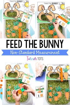 this is an image of feed the bunny activity