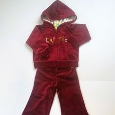 New With Tag, Gymboree 2004 " Cute As A Button " Line Selected Color Is Red, However, Actual Color Is Wine Red(Burgundy). Bottom: Material Is 78% Cotton, 22% Polyester Velour, Pull-On Style, Machine Washable. Top: Material Is 78% Cotton, 22% Polyester Velour, Front Zip, Machine Washable. Shipping Weight:9.3oz Red Hooded Winter Set, Playful Hooded Winter Sets, Hooded Winter Playtime Sets, Hooded Playtime Sets For Winter, Gymboree Girl Outfits, Matching Sibling Outfits, Christmas Tree Collection, Blue Plaid Dress, Sibling Outfits