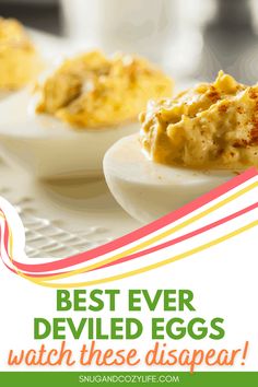 Eggs Deviled, Egg Appetizer, Devil Eggs, Deviled Egg Salad, Ic Recipes, Easy Appetizers