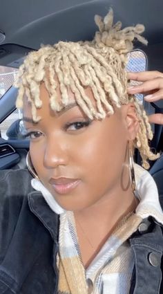 Loc Growth, Locs Inspiration, Dreadlocks Hair Care, Natural Dreads, Short Locs, Hair Locks, Natural Blondes