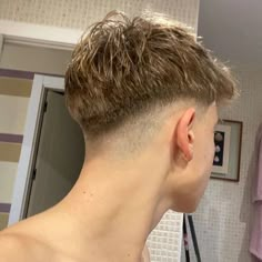 Low Fade Long Hair, Men Haircut Curly Hair