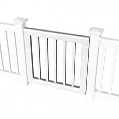 an image of a white fence on a white background