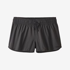 The shortest boardshorts in our women’s collection, the versatile Stretch Planing Micro Shorts are made of fast-drying, superlight 2.8-oz 100% recycled polyester with two-way stretch and a DWR (durable water repellent) finish. An adjustable fit with elasticized waistband and external drawcord keep the shorts securely in place when you’re surfing and duck-diving, and a self-draining back pocket with an internal key loop and corrosion-proof plastic zipper lets you keep wax, sunscreen or other smal