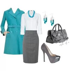 25 Elegant WorkWear Outfits for Women - Professional Attire Business Attire Women, Charcoal Pencil, Women Business, Workwear Fashion, 가을 패션