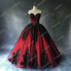 Black And Red Sweet 16, Red Sweet 16 Dresses, Red Sweet 16, Red Wedding Dress, Prom Dress Evening, Red Dresses, Sweet 16 Dresses, Dress Evening, Red Wedding