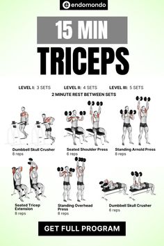 an exercise poster showing how to use dumbbells for the chest and back muscles