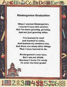 a poem written in the language of children's education