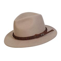 Wide Open Spaces Outdoor Hat | Conner Hats Winter Travel Hats With Curved Brim, Country Style Wool Hat For Outdoor, Beige Flat Brim Hat For Outdoor, Classic Outdoor Fedora One Size Fits Most, Classic Fedora For Outdoor, One Size Fits Most, Outdoor Fedora Hat One Size Fits Most, Country Style Hats For Travel In Winter, Country Style Fedora For Winter Travel, Country Style Winter Travel Hat