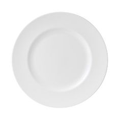 an empty white plate on a white background