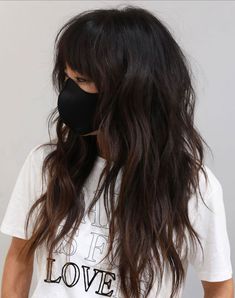 Lived In Waves, Edgy Long Haircuts, Long Shaggy Haircuts, Hairstyle Ideas For Long Hair, Dry Texture Spray, Brilliant Brunette, Long Shag Hairstyles, Ideas For Long Hair, Shaggy Long Hair