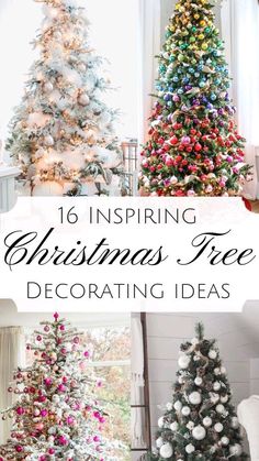 Crismas Tree, Amazing Christmas Trees, Christmas Tree Decorating Ideas, Christmas Tree Inspo, Tree Decorating Ideas, Pretty Christmas Trees, Christmas Tree Decorating, Christmas Tree Decorating Themes, Flocked Christmas Trees Decorated