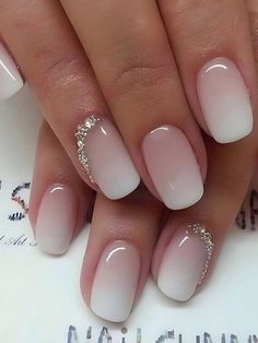 nails French Manicure Acrylic Nails, Wedding Nails Design, Super Nails, Bridal Nails, Ombre Nails, Wedding Nails, Trendy Nails