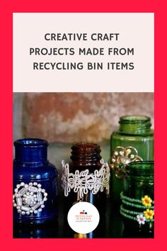 Creative Craft Projects Made From Recycling Bin Items Free Craft Supplies, Recycled Diy, Thrift Store Decor, Recycling Center, Craft Knives, Upcycled Home Decor, Creative Craft