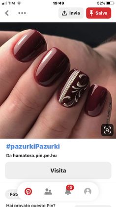 Nagel Pink, Red And White Nails, Plum Nails, Front Mehndi Design, Nagel Design, Nagel Tips, Edgy Nails, 2023 Trends, Cute Acrylic Nails