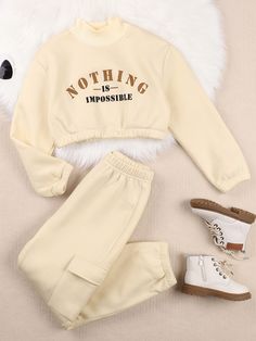 Kids Outdoor Clothes, Cute Lounge Outfits, Trendy Girls Outfits, Shein Kids, Cute Dress Outfits, Cute Preppy Outfits, Long Sleeve Tops Casual, Easy Trendy Outfits, Tween Outfits