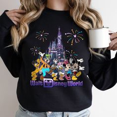 Disney New Years Eve Shirts, Mickey Mouse New Year, Disney New Year, Happy New Year 2023, New Year 2023, Happy New, Happy New Year, Disney, Sweatshirts