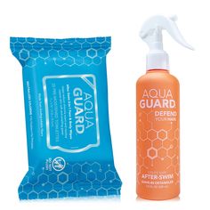 PRICES MAY VARY. AquaGuard After-Swim Detangler and After-Swim body wipes work together to make your post-swim routine quick and easy. Nuetralize chlorine and keep your skin soft, hydrated, and itch-free with these unique wipes. Then with just a quick spray from our purpose-designed After-Swim Detangler, protect your hair from tangles, frizz and sun damage. Swim Routine, Swim Hair Care, Swim Hair, Body Wipes, Swimming Hairstyles, Sun Damage, Aqua Color, Hair Care Shampoo, Protective Hairstyles