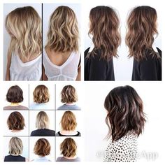 Long, wavy bobs Long Wavy Bobs, Long Bob Wavy Hair, Wavy Bob Long, Haircuts For Wavy Hair, Pinterest Hair, Haircut And Color, Hair Skin Nails