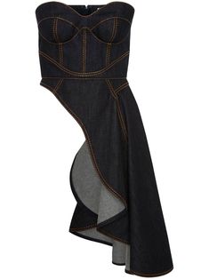 Alexander Mcqueen Clothing, Denim Details, Jeans Rock, Bustier Top