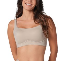 PRICES MAY VARY. LIGHTLY STRUCTURED - The Everyday Leonisa Bra combines coverage, comfort, and support perfectly. It's breathable and super soft to the touch, wireless bras for women that's perfect for daily wear or low-impact activities. WIREFREE BRA - Wireless cups with special seams instead of underwire for extra support. These no underwire bras for women with fixed foam contour cups naturally give the bust a more rounded look. SMOOTHING EFFECT BRA - The back, underbust band, and sides of the Where Should I Buy Nude C32 Bras, Best Bras For Large Bust Wireless, Best Seamless Bras, Minimising Bra, Underwire Bras, Wireless Bras, Comfortable Bras, Lounge Lingerie, Everyday Bra