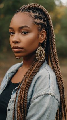 hairstyles to do with goddess box braids Side Swept