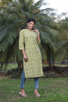 Order Bagru hand block printed pure cotton long kurti by whatsapp +918875877278 Pins, Design