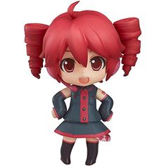 an anime character with red hair and big eyes