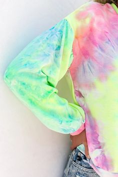 Multicolor Tie-dye Knit Sweatshirt Tie-dye Long Sleeve Sweatshirt For Spring, Tie Dye Sweatshirt For Spring, Tie Dye Long Sleeve Sweatshirt For Spring, Long Sleeve Tie Dye Sweatshirt For Spring, Casual Multicolor Hand Dyed Sweatshirt, Hand Dyed Multicolor Relaxed Fit Sweatshirt, Leather Handbags Crossbody, Winter Sweatshirt, Knit Sweatshirt