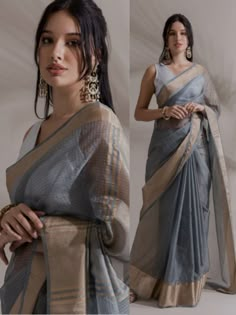 Aesthetic Saari Poses, Aesthetic Saree Look, Saree Wearing Styles, Sarees For Girls, Simple Saree Designs, Fashionable Saree Blouse Designs, Fancy Sarees Party Wear, Saree Poses, Traditional Indian Dress