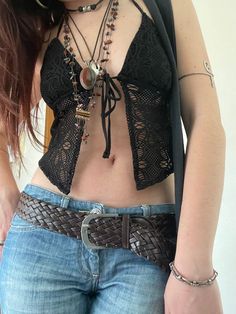 Almost Famous Inspired Outfits, Wearing Vs Styling Clothes, Rocker Chic Style Summer, Mazzy Star Outfit, Leather And Lace Outfits, Grunge Beach Outfit, Deltopia Outfit, Pick Your Outfit, Peony Aesthetic