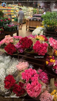 the flowers are on display in the flower shop for people to buy them and sell them