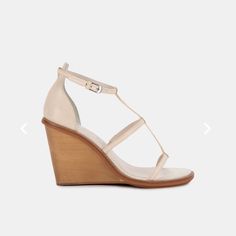 Still Wrapped In Box, Beautiful Ivory Color. They Are A Tad Big For My Size 7 Foot. Either A Wider Foot Or A 7.5 Would Be More Suitable. Dolce Vita Shoes, My Size, Womens Shoes Wedges, Ivory Color, Wedges, Size 7, Women Shoes, Cream, Women Shopping