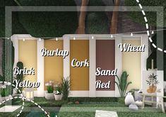 Bloxburg Color Pallete Cottage, Bloxburg Color Pallete, Bloxburg Wall Colors, Bloxburg Color Schemes, Bloxburg Office, Bloxburg Cafe, Bloxburg Tips, Bloxburg Inspiration, House Colour