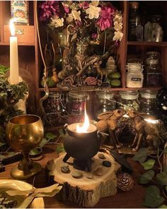 Candles Witch Aesthetic, Pagan Altar Aesthetic, Witch Apothecary Aesthetic, Witchcraft Aesthetic Dark, Shadow Magic Aesthetic, Healer Witch, Beltane Altar, Spell Altar, Apothecary Aesthetic