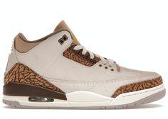 Check out the Jordan 3 Retro Palomino available on @StockX Mocha Jordans, Jordan 3s, Harrods London, Plastic Heels, Jumpman Logo, Lucky Green, Jordan Sneakers